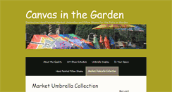 Desktop Screenshot of canvasinthegarden.com